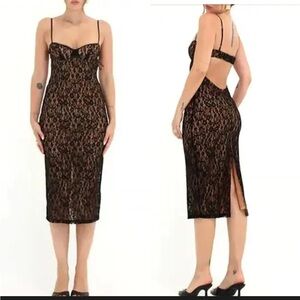 Rumored “Bordeaux” Midi Dress